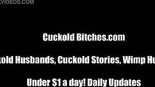 she locks him in as her lifelong cuckold slave