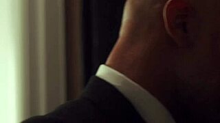 blindfolded emma rosie cuffed tight takes deep anal pounding from behind