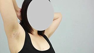 japanese armpit fetish close-up worship