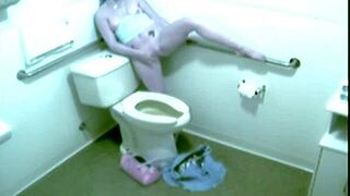 Intriguing Hidden Cam Catches Cute Blonde Fingering in Public Outdoors