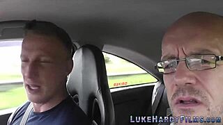 oh man i luv watchin this british skank get nailed hard in our wild 3some with handjobs n blowjobs