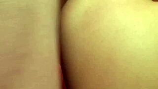 busty brunette milf craves his cum on face