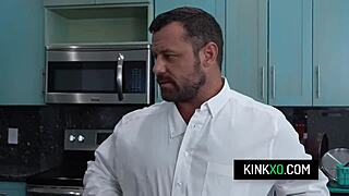 bratty 18+ big tit teen seduces stepdad for hardcore fuck!