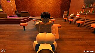 i can't stop fuckin this big ass slut with my monster cock in the bar