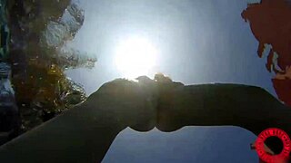 samantha rone's big clit and pussy lips get intense underwater finger fucking in milf solo close-up