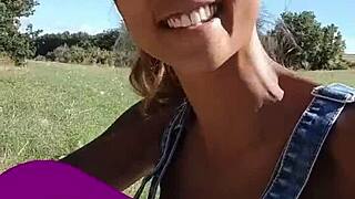 public meadow romp unfolds in her story