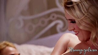 hey sarah vandella straps on to fuck hot milf stepdaughter deep