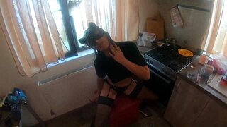 hey my hubby's jerking off watching me ride his buddy's cock hard