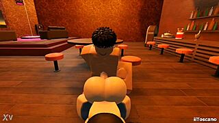 i can't stop fuckin this big ass slut with my monster cock in the bar