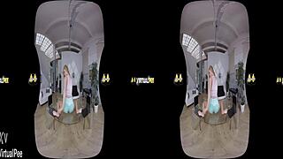 Ready to dive into Chrissy Fox's virtual reality piss adventure?