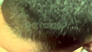 feeling her tight ass pounded by huge cock while cuck hubby films close up in restaurant bathroom