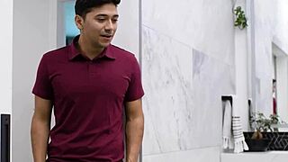 stepmom, let me strip you naked then fuck your shaved milf pussy deep!