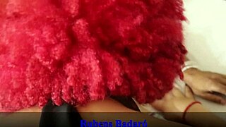 dp with two half-brothers in red sheer after party