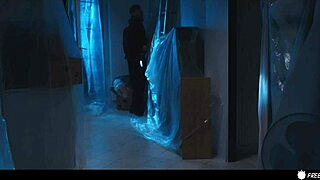 Security Girl Tricked into Handjob Bondage as Italian Babe Layla Scarlett Freezes in Time