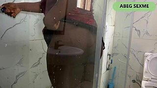 big thick black dick creams shaved pussy bounces fat ebony ass