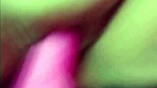 Jhonny bravo bends chubby bbw step mommy over and fucks fat pussy with pink vibrator before jizz