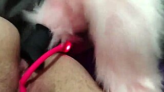 chubby fox crams toys in both holes for dp masturbation bliss 😈🍑