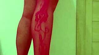 cute lingerie teen fingers her hairy pussy till she squirts