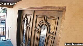 Hot Milf Ella Nova Spreads Pussy Drilled by Neighbor Nathan Bronson