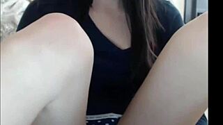 Kinky Shemale Fingers Tight Ass on Live Cam Show with Intense Closeups