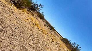 wanna see us fuck doggy in the car to vegas with bbc