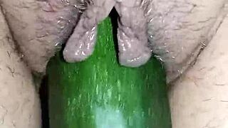 horny housewife flashes her big pussy and squirts hard