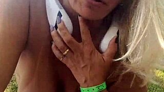 blonde emo nudist fun with friend on southern naturist beach