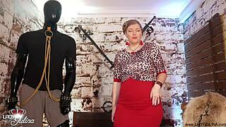 german milf femdom promises anal assfucking domination and rosette prep for slave