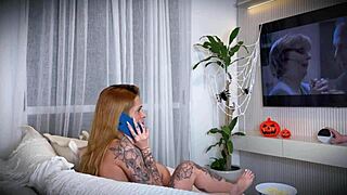 kevlyn santos gets ghostface surprise instead of halloween candy