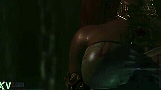 Princess Zelda bound as slave in chastity belt spanking