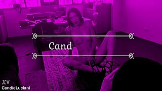 Skinny Teen's Intense Malaga Pussy Masturbation Frenzy