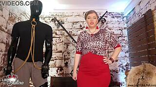 german milf femdom promises anal assfucking domination and rosette prep for slave