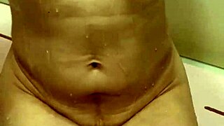 Married 38-Year-Old Japanese Bride's Beautiful Nipples Drip in Bathroom