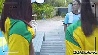 americas cup teens sneak public outdoor fucks amid cheering crowds