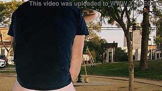 Hazel Haze Teases Ride On Swing With Thick Cock