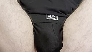 The amateur analaddict teases her huge ass with giant buttplugs until gaping wide