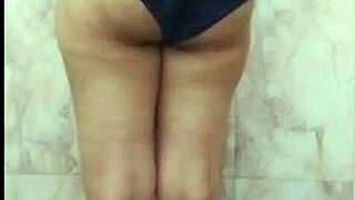 Girlfriend Begs for Dick in Bathroom During New Hindi Homemade Sex Talk