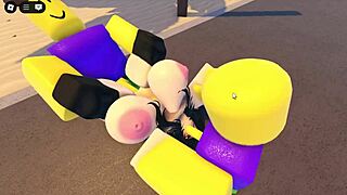 emma star, how'd you handle three guys gangbanging your big ass on roblox street?!