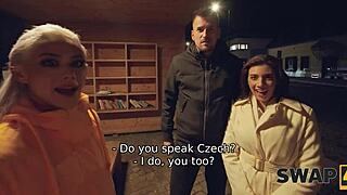 swap4k huge cock drills two colombian wives in wild swap orgy