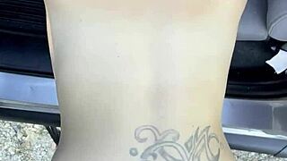 lip-ring teen hooker sucks fucks public unaware of creampie surprise