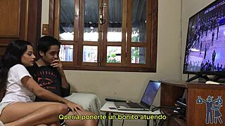 dejame ver el partido mujer no lo soporto mas... agghh tu verga enorme! subtitulado espanol