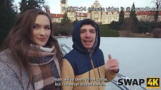 A sunday walk turns into hot threesome with latina wife swap in our bed