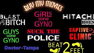 Nurse Misty Addams Deepthroats and Gags on Patient Cock in Latex Gloves Behind Hospital Scenes