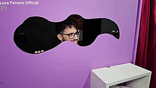 two horny gfs have a wild foursome with voyeurs full vid on page!!