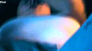 Her nylon-clad feet beg for licks toes sucking and fetish worship