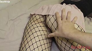 stepsis bends over desk for punishment pounding till she squirts