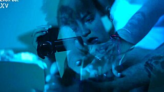 Her nylon-clad feet beg for licks toes sucking and fetish worship