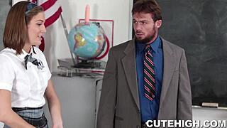 i caught molly tping classroom now bend her over