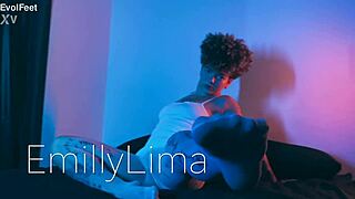 Her nylon-clad feet beg for licks toes sucking and fetish worship