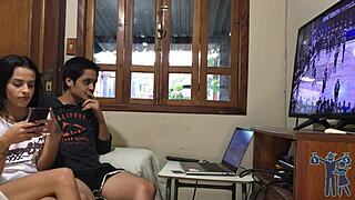 dejame ver el partido mujer no lo soporto mas... agghh tu verga enorme! subtitulado espanol